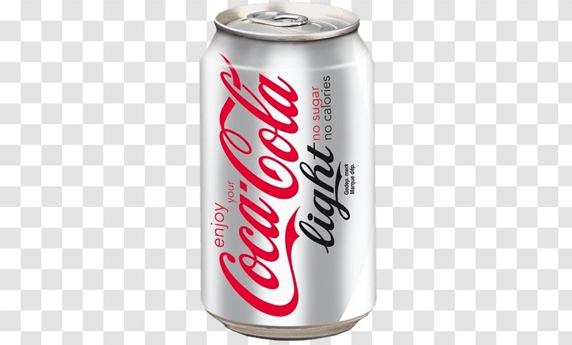 Diet Coke Fizzy Drinks The Coca-Cola Company Coca Cola Light Lata - Metal Transparent PNG
