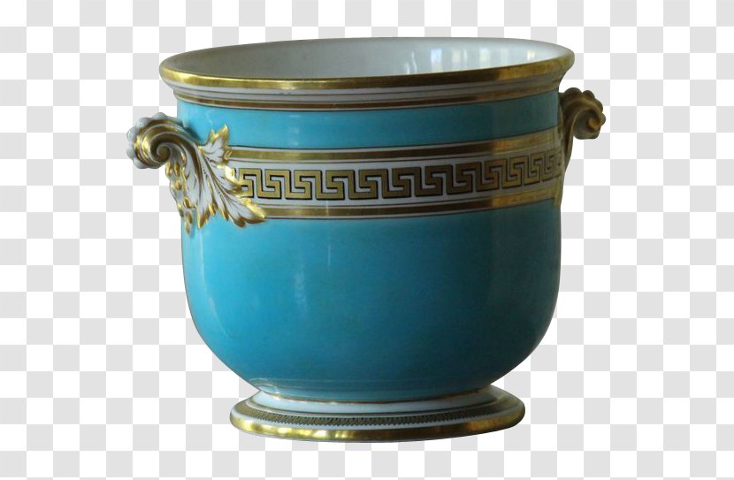 Vase Ceramic Pottery Urn Turquoise - Cup Transparent PNG