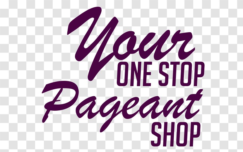 Logo Brand Font - Violet - One Stop Shop Transparent PNG