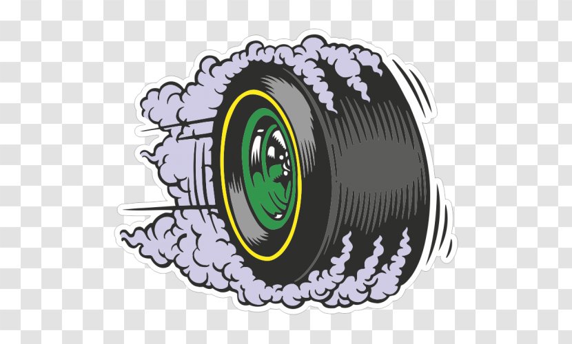 Car Burnout Bicycle Tires Flat Tire - Burn Out Transparent PNG