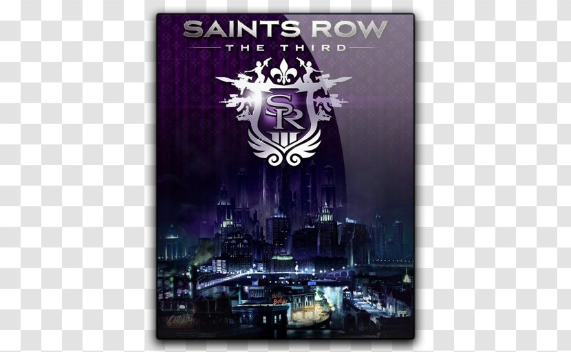 Saints Row: The Third Row 2 IV Xbox 360 - Cooperative Gameplay - 3 Art Transparent PNG