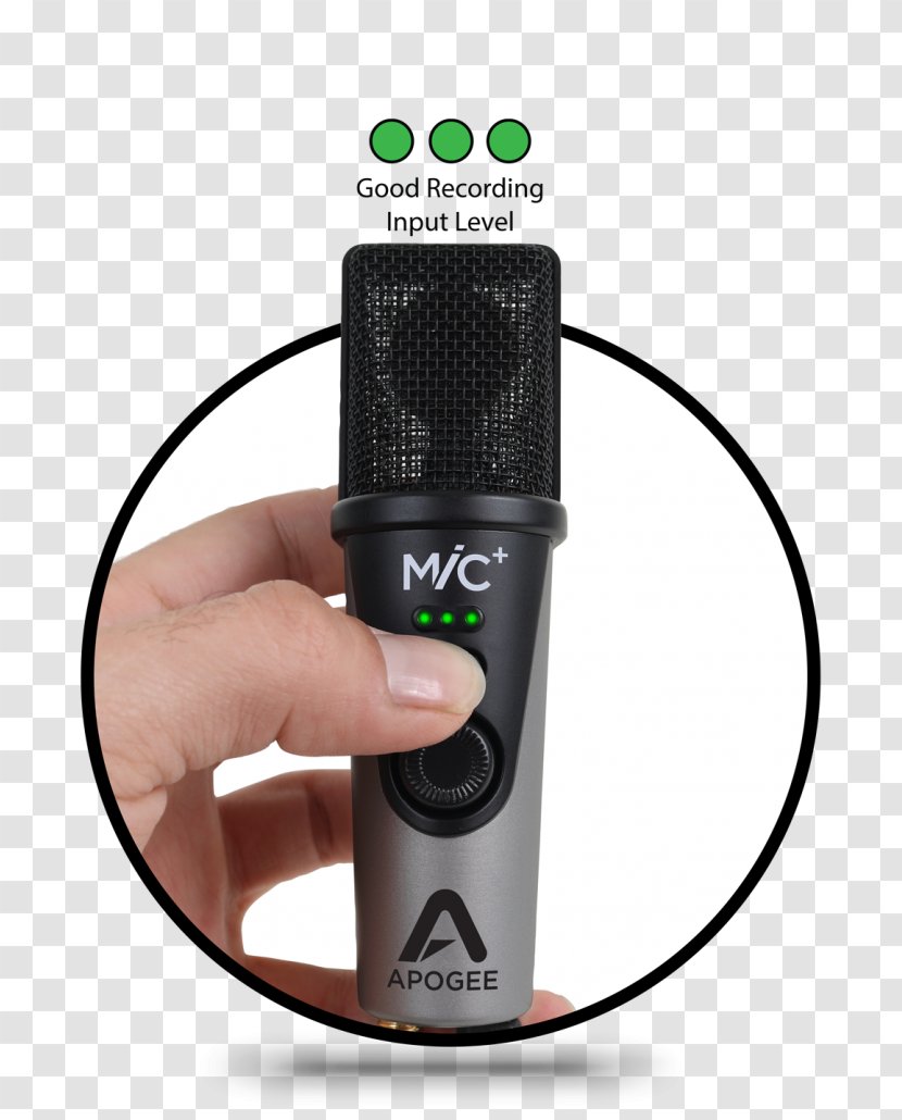 Microphone Apogee MiC 96k Recording Studio Headphones Condensatormicrofoon - Technology - Quality Level Transparent PNG