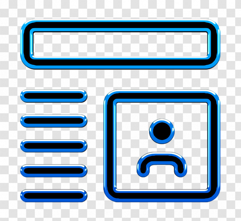 Wireframe Icon Ui Icon Transparent PNG