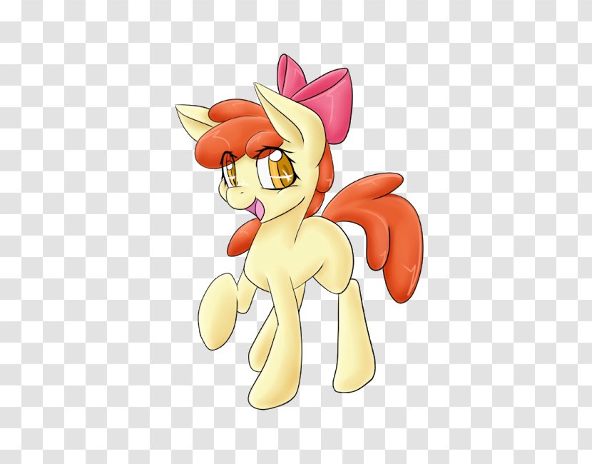 Apple Bloom Horse Pony Character - Cartoon - Heart Attack Transparent PNG