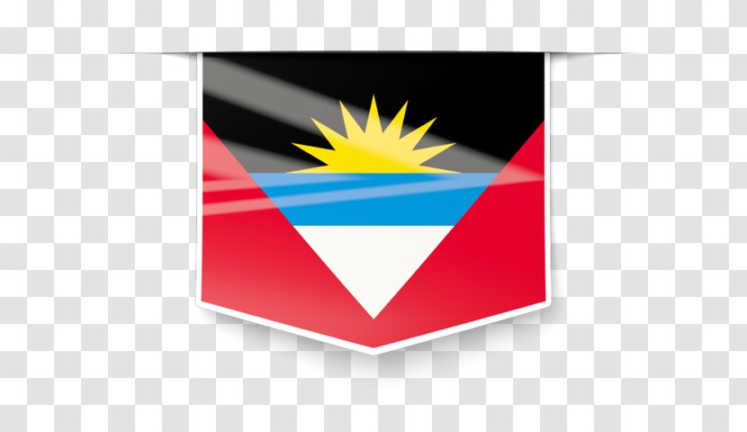 Flag Of Antigua And Barbuda Jordan - Photography - Square Label Transparent PNG