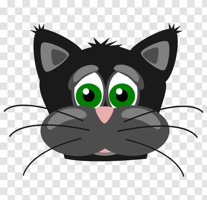 Cat Kitten Felidae Cartoon Clip Art - Sad People Transparent PNG