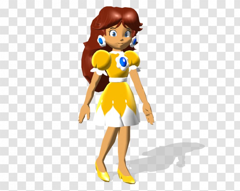 Princess Daisy Peach NES Open Tournament Golf Mario - Super 64 Transparent PNG