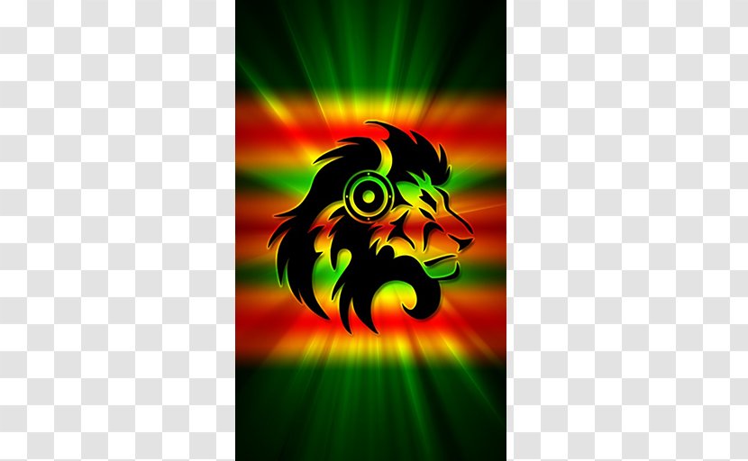 Lion Of Judah Rastafari Desktop Wallpaper Reggae - Android Transparent PNG