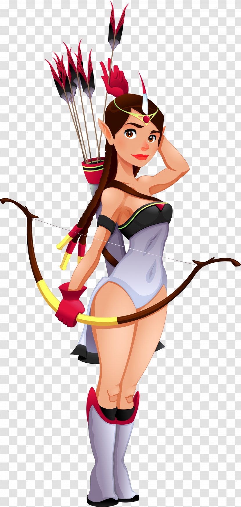 Archer Female Stock Photography - Heart Transparent PNG
