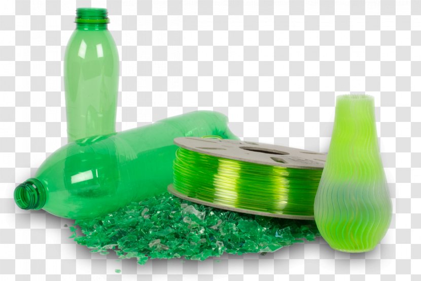 Polyethylene Terephthalate Plastic Bottle 3D Printing Filament PET Recycling - Acrylonitrile Butadiene Styrene - Spool Transparent PNG