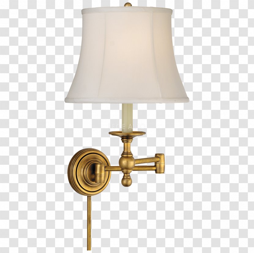 Sconce Lighting Light Fixture Torchère - Brass Transparent PNG