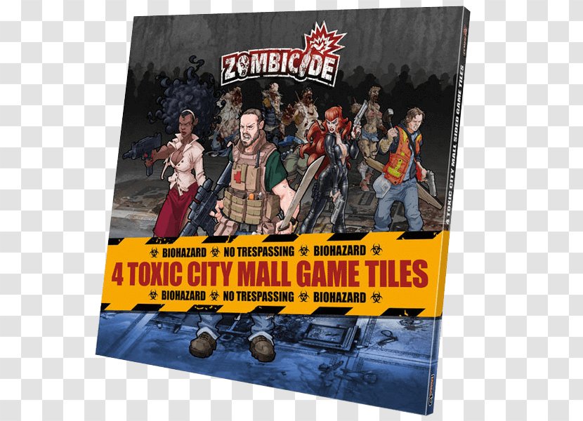 Guillotine Games Zombicide: Toxic City Mall Expansion Board Game Set - Video - Zombicide Transparent PNG