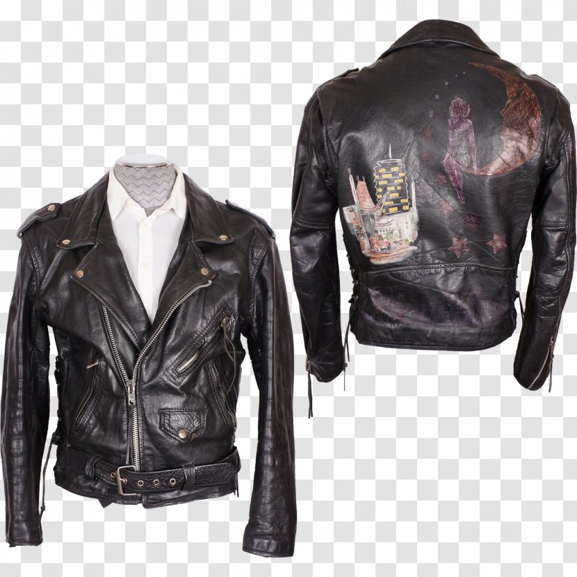 Leather Jacket Vintage Clothing Transparent PNG