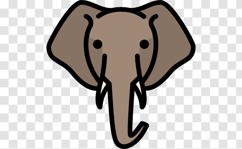 African Elephant Indian Elephantidae Clip Art - Head - Elefante Vector Transparent PNG