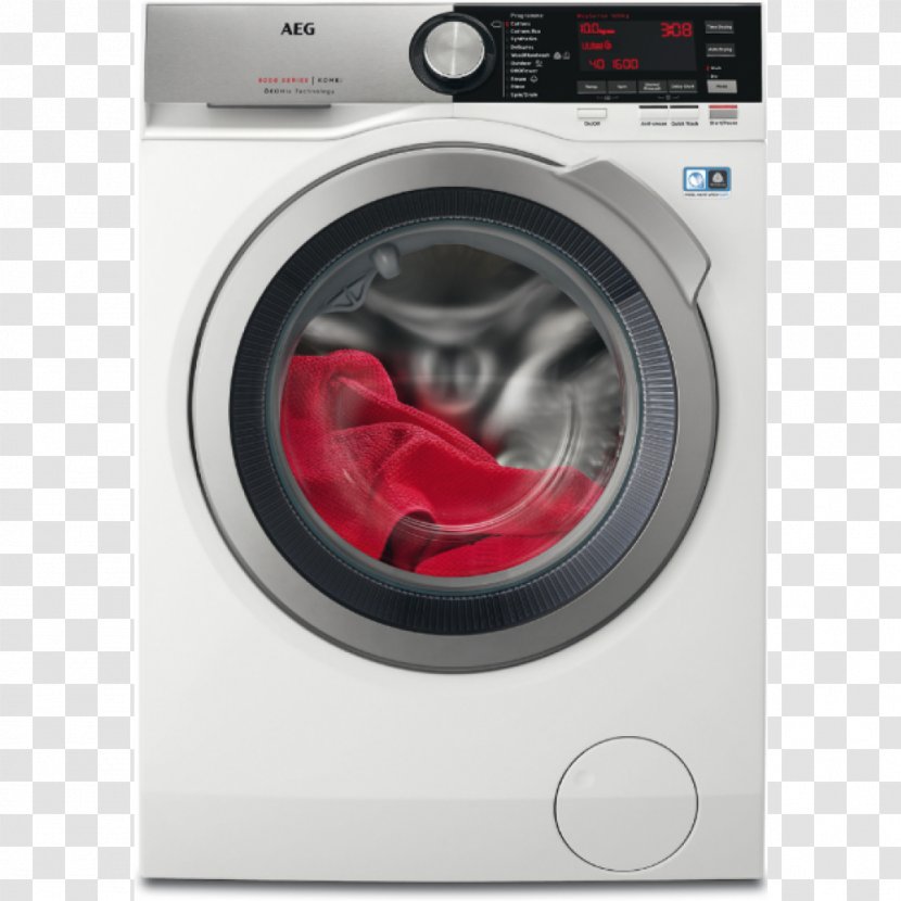 Washing Machines Home Appliance AEG Clothes Dryer Combo Washer - Machine Transparent PNG