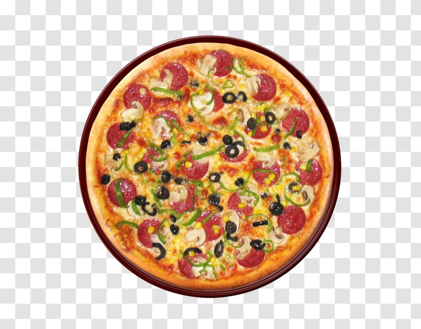 Pizza Margherita Bacon Delivery Cheese - Menu Transparent PNG