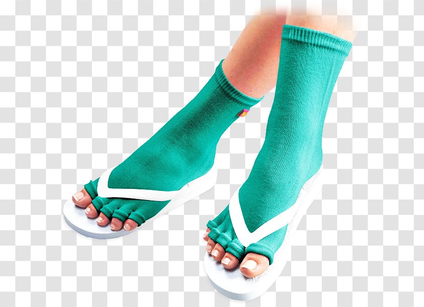 Toe Socks Pedicure Foot - Heart - Separators Transparent PNG