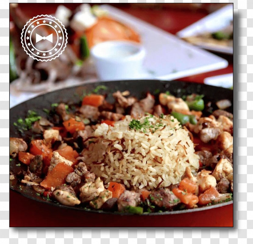 Fried Rice Doner Kebab Pilaf Mediterranean Cuisine - Lunch - Menu Transparent PNG