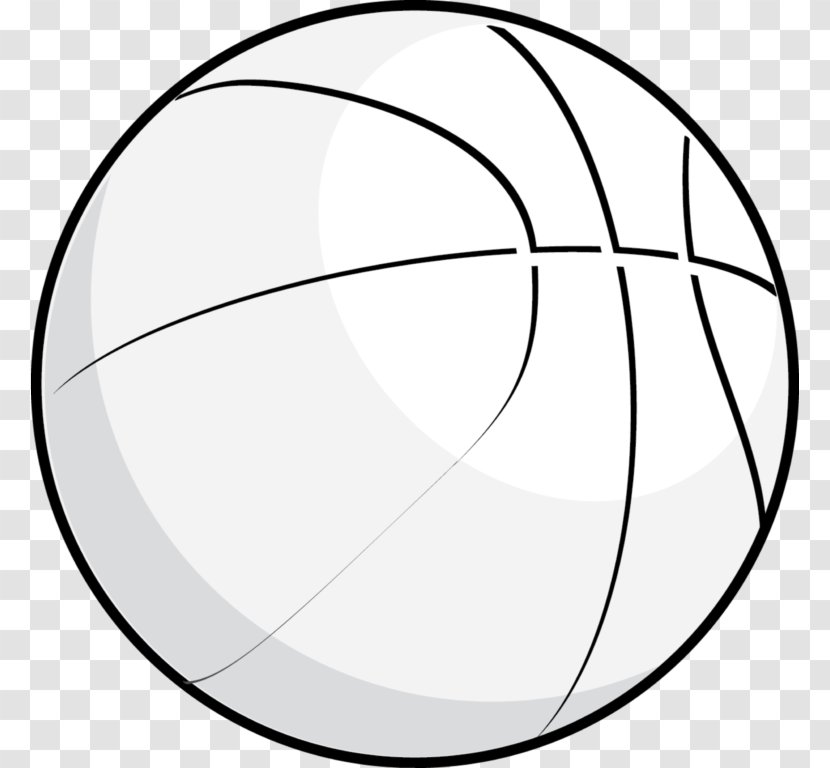 Drawing Basketball Clip Art - Black And White Transparent PNG