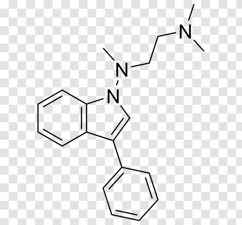 Dimethyl Sulfoxide Pyridine Heterocyclic Compound Zolmitriptan - Triangle - Black Transparent PNG