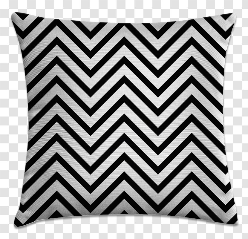Brazil Cushion Throw Pillows Black And White - Grey - ZIGZAG Transparent PNG