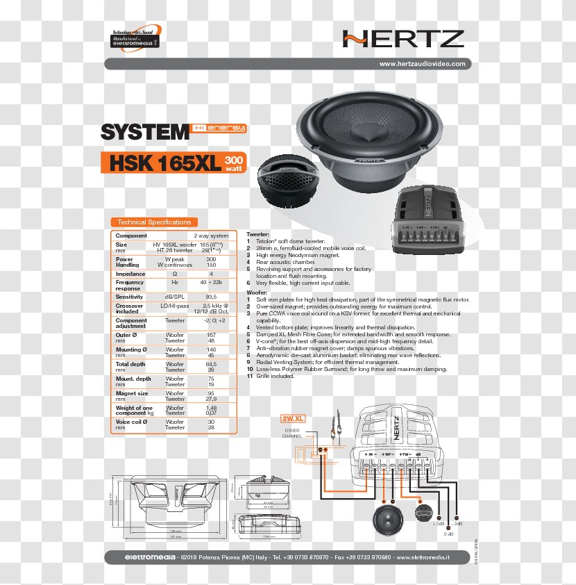 The Hertz Corporation Hi-Energy XL 165mm 6.5