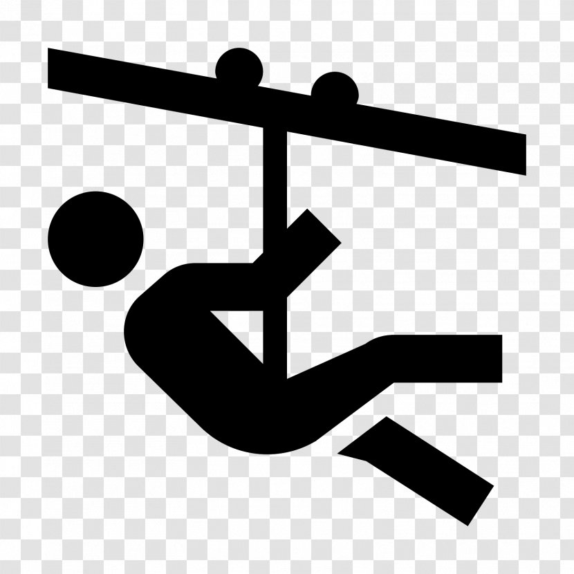 Clip Art Zip Line - Aerial Lift - Track And Field Icon Transparent PNG