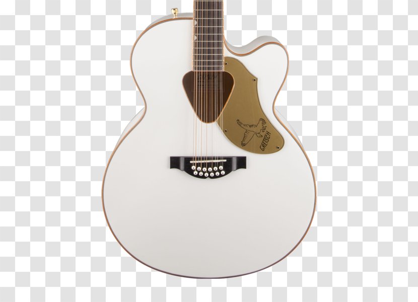 Twelve-string Guitar Gretsch White Falcon Acoustic-electric Cutaway - Accessory Transparent PNG
