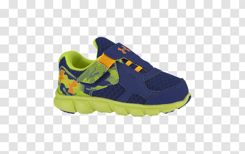 Sports Shoes Under Armour Toddler Thrill AC Running - Green/Orange Skate Shoe SportswearUnder Backpack Coloring Pages Transparent PNG