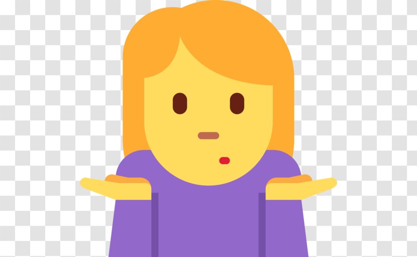 Emojipedia Shrug Emoticon Gesture - Emoji - Crying Transparent PNG