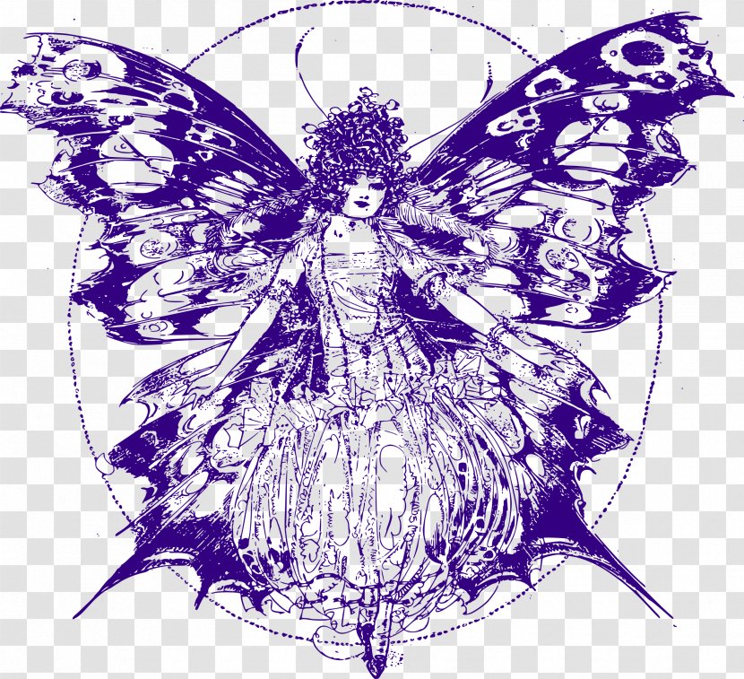Butterfly Insect Clip Art - Violet Transparent PNG