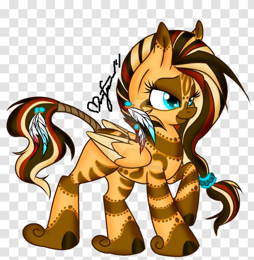 Cat Horse Legendary Creature Cartoon - Flower Transparent PNG