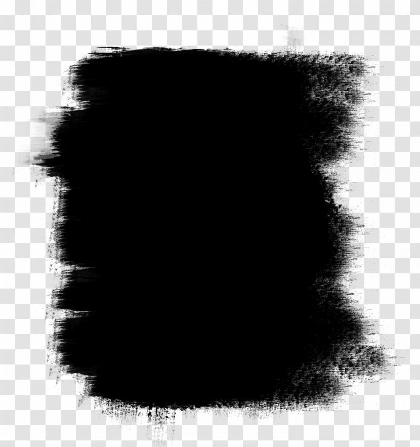 Hair Cartoon - Black - Blackandwhite Transparent PNG