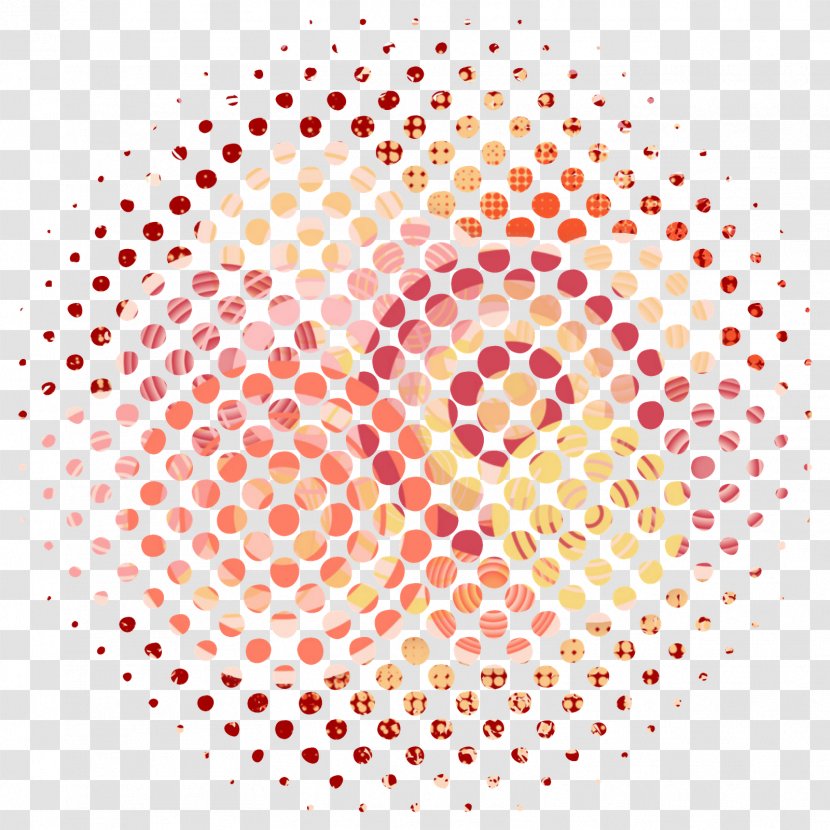 Halftone Color - Pattern - POP ART Transparent PNG