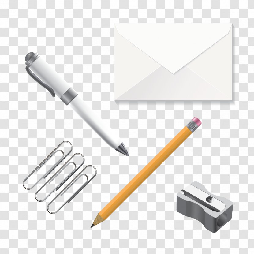 Office Supplies Pen - Stationary Transparent PNG