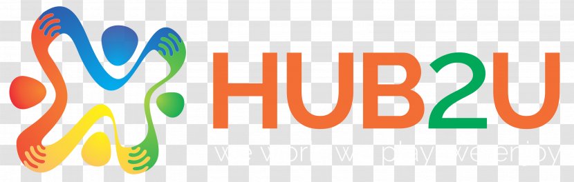 HUB2U Coworking Space Logo Entrepreneur Brand - Library - Wework Transparent PNG