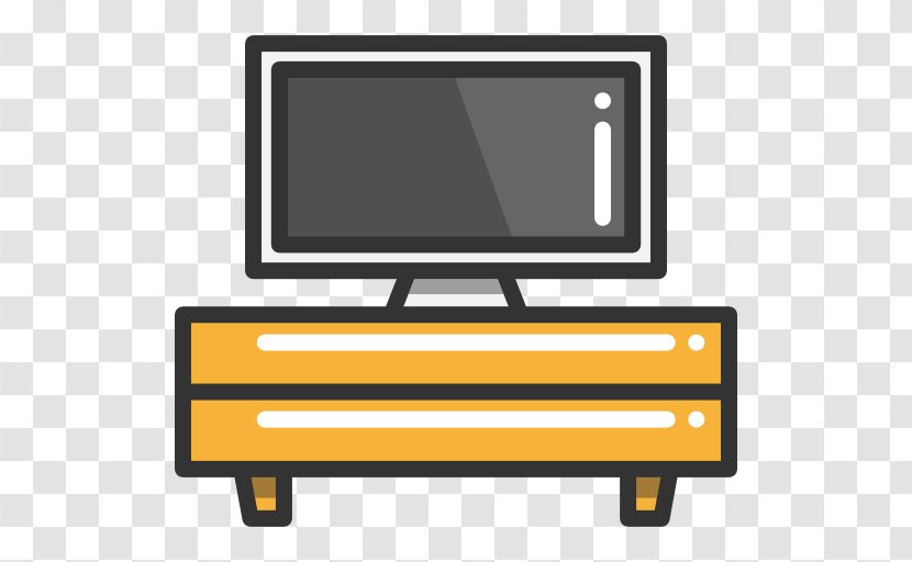 Table Television Furniture Icon - Scalable Vector Graphics - TV Set Transparent PNG