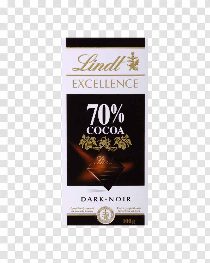 Chocolate Bar Truffle Lindt & Sprüngli Cocoa Bean - Lindor - Dark Transparent PNG
