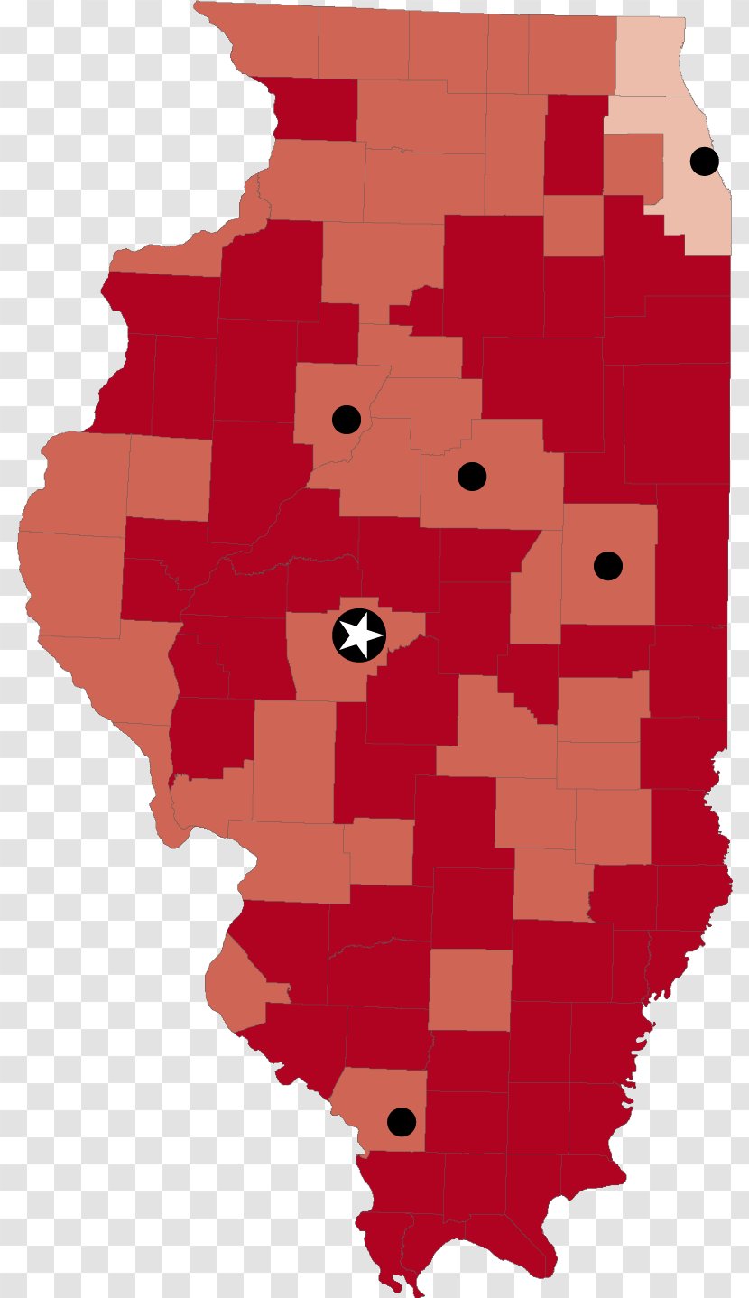 Illinois Chicago Blackhawks Physische Karte Clip Art - Area - Line Transparent PNG