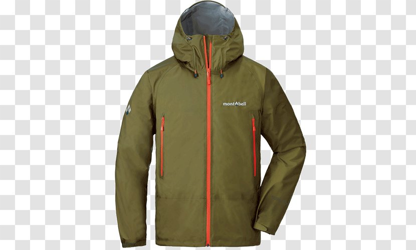 Montbell Gore-Tex レインウェア Jacket Outdoor Recreation Transparent PNG