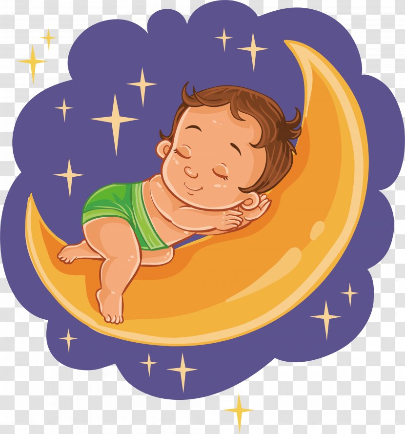 Diaper Sleep Infant Illustration - Art - A Fairy Tale Child Transparent PNG