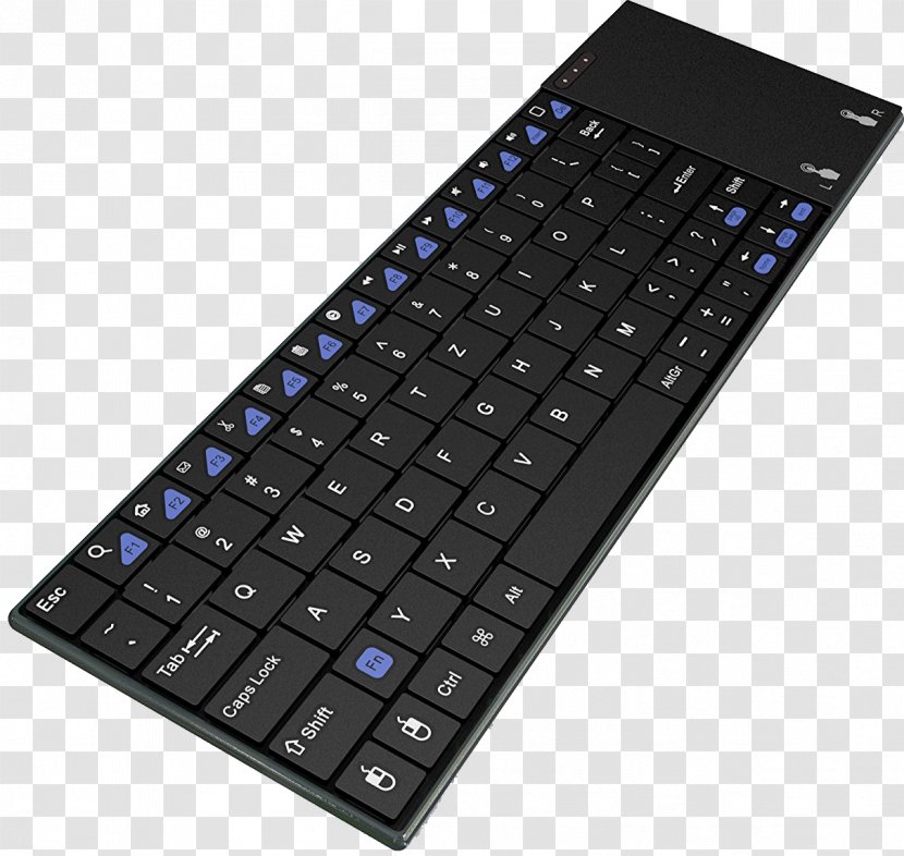 Computer Keyboard Touchpad Numeric Keypads Space Bar Hardware - Wireless Transparent PNG