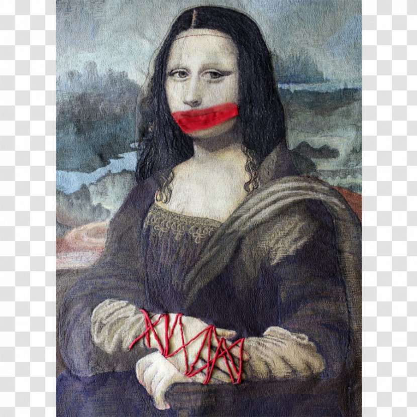 Mona Lisa Portrait Art Museum Painting - Bart Gallery Transparent PNG