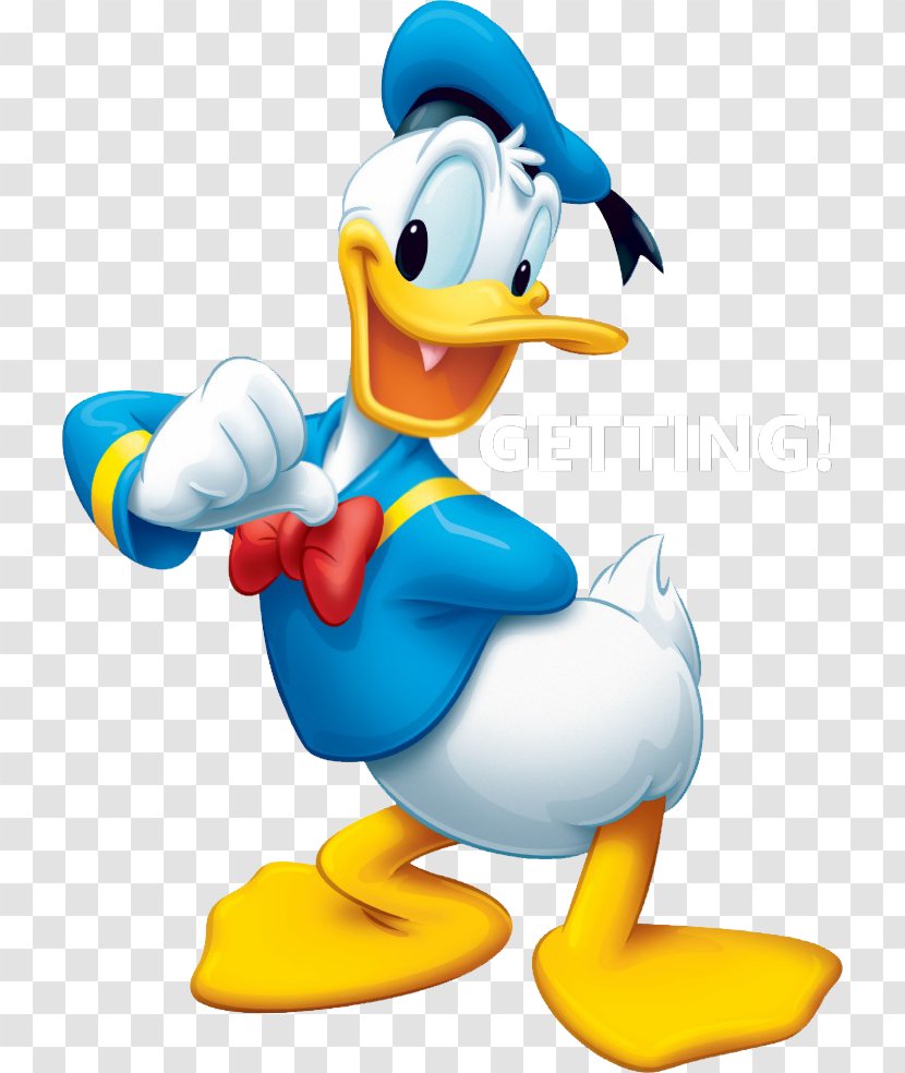 Donald Duck: Goin' Quackers Daisy Duck Pluto Mickey Mouse - Bird Transparent PNG