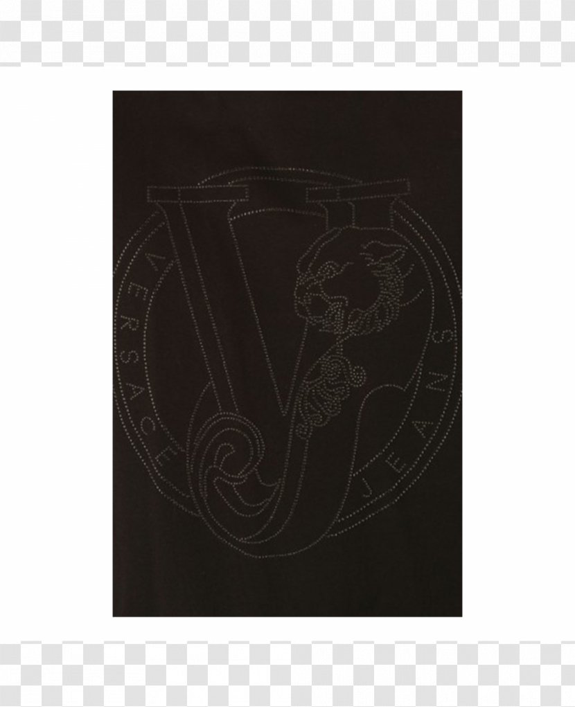 Rectangle Black M Font - Logo Versace Transparent PNG