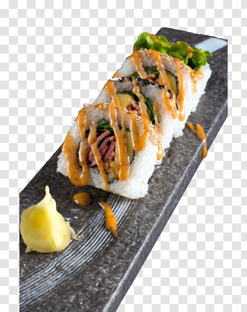 California Roll Sushi Bacon Gimbap Japanese Cuisine - Intimate Transparent PNG