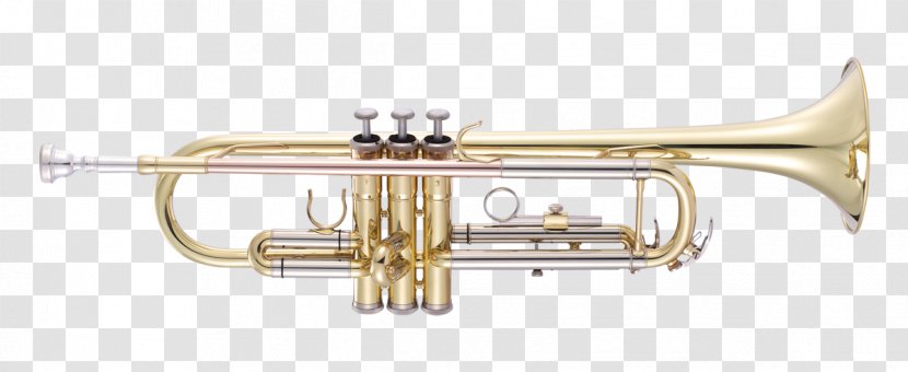 John Packer Ltd Trumpet Musical Instruments Brass Cornet - Silhouette Transparent PNG