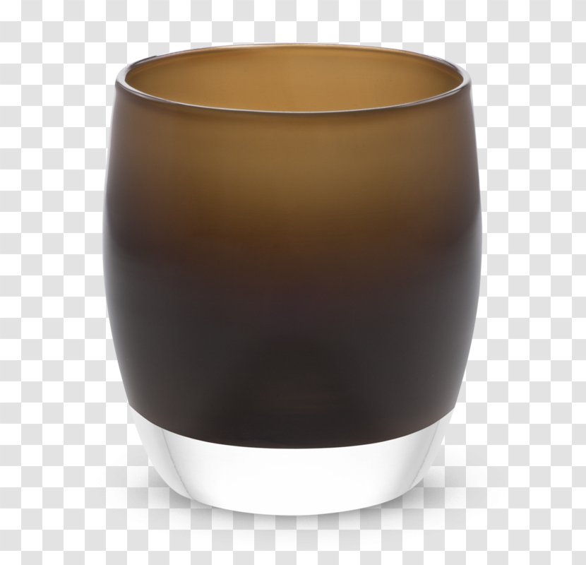 Glassybaby Candlestick Light Votive Candle - Brown - Glass Transparent PNG