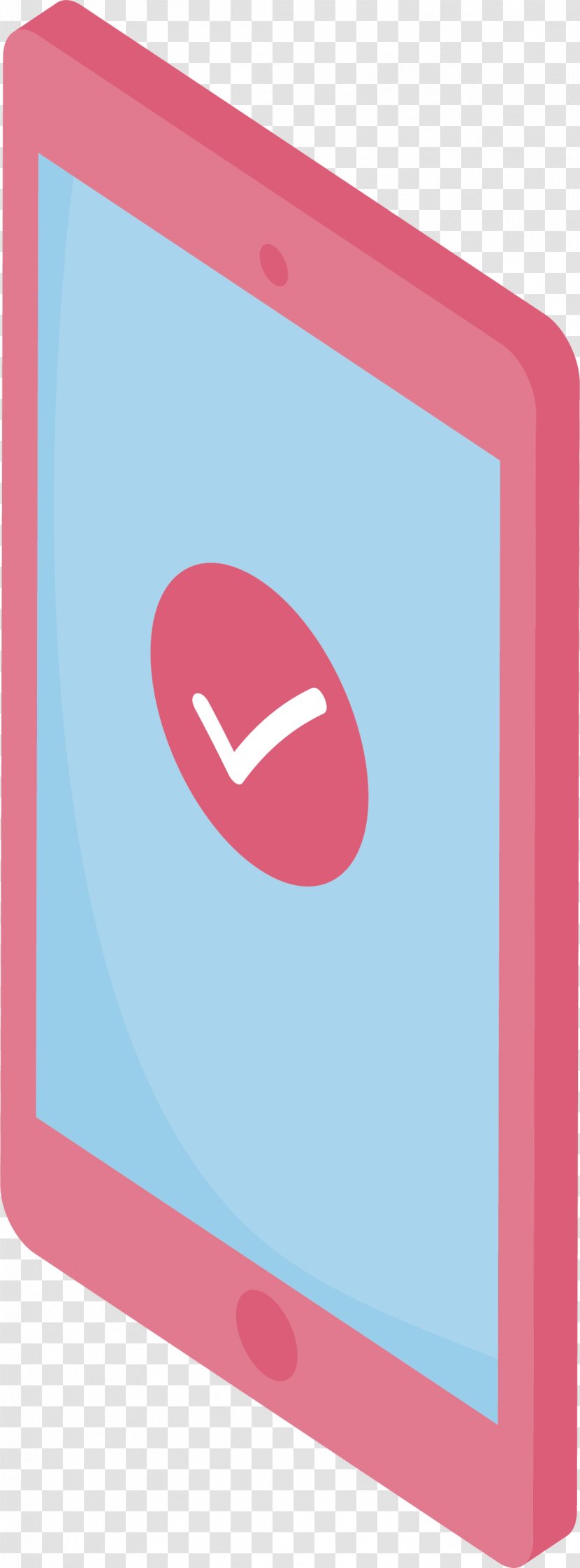 Mobile Phone Clip Art - Pink Model Transparent PNG