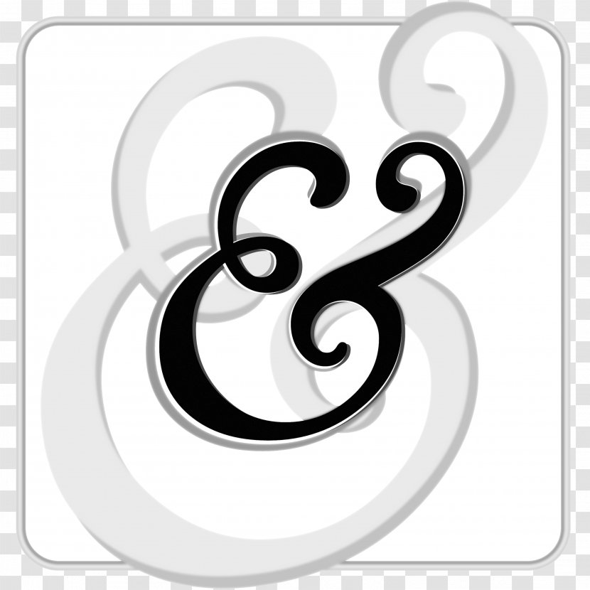 Ampersand Zazzle Printing Poster - Italic Type - Letterpress Transparent PNG